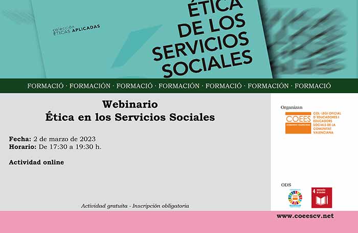 Webinario "Ética en los Servicios Sociales”